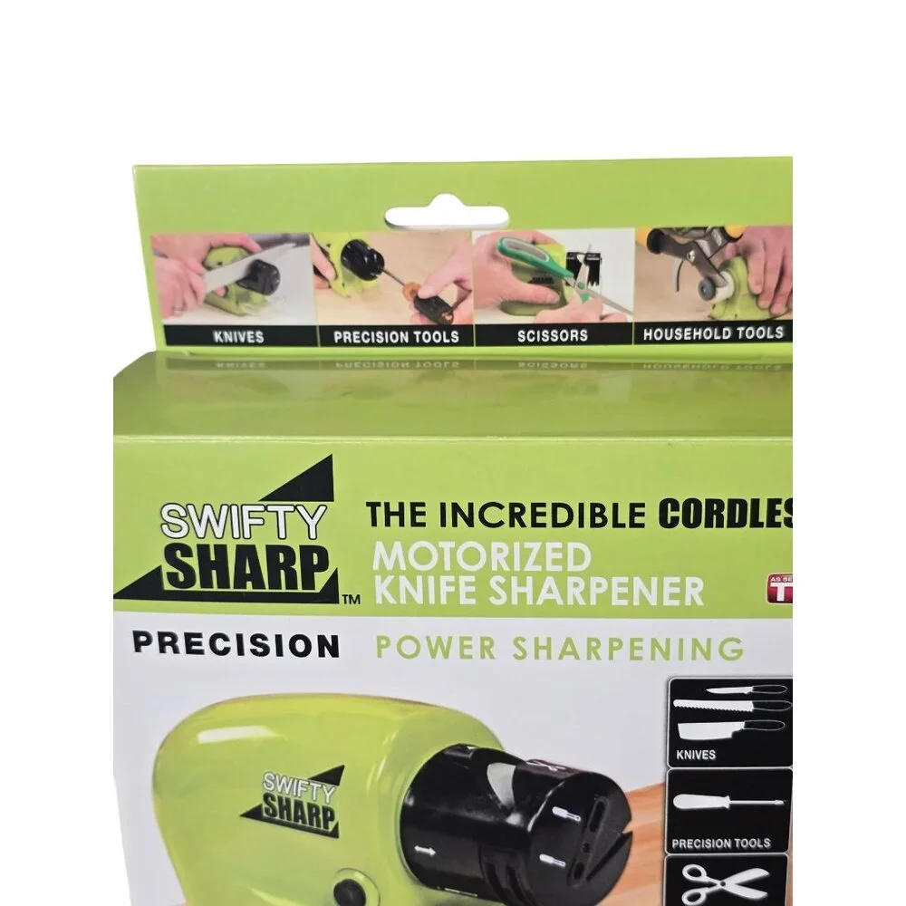 Swifty Sharp Cordless Motorized Knife Sharpener Precision Power Sharpening